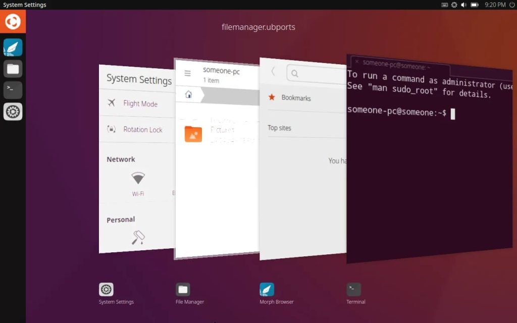 Switch windows