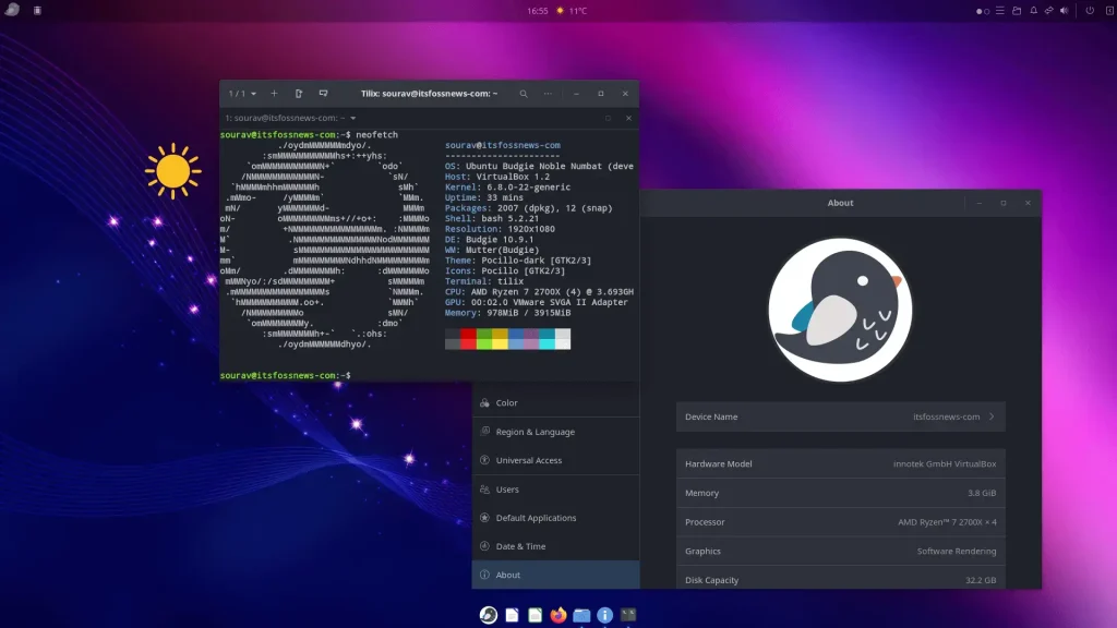 Terminal Image | Ubuntu Budgie 24.04 LTS: How to download, what’s new ...