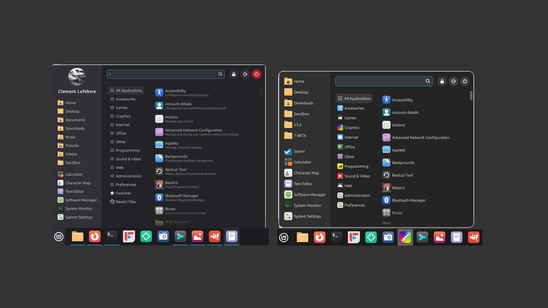 Cinnamon Desktop