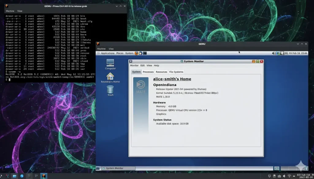 Kvm new screenshot