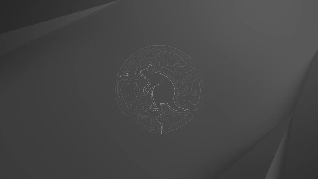 Questing quokka wallpaper dimmed