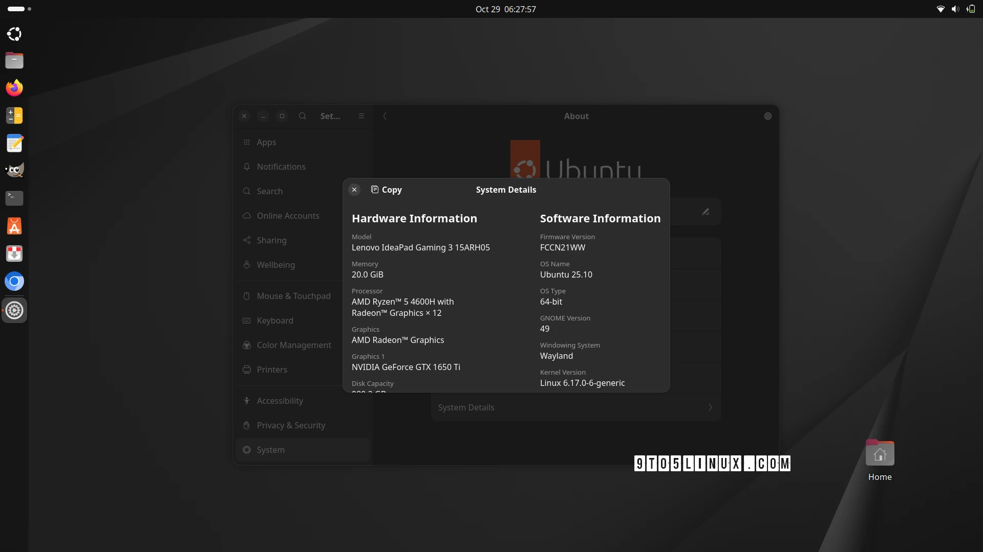 Ubuntu 25.10 Upgrade
