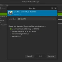 Vm management using virt manager new screenshot