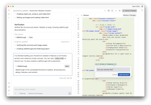 Review changes antigravity