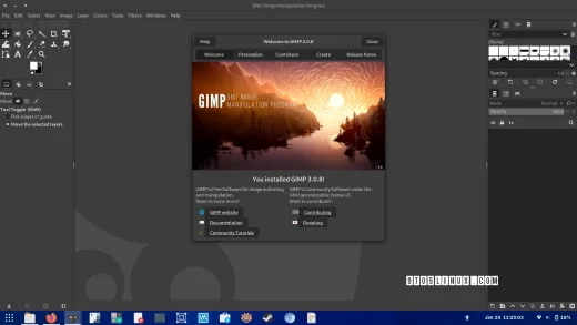 Gimp 3.0.8 image editor released with wayland and font handling