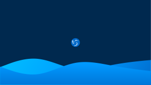 2110 waves dark - Lubuntu 26.04 Wallpapers - Official LXQt Collection
