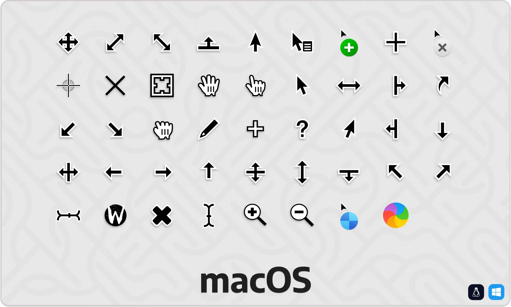 Apple cursor screenshot - 22 Best Mouse Cursor Themes for Ubuntu in 2026