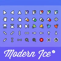 Bibata modern ice cursor screenshot