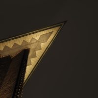 Chilehaus at night germany