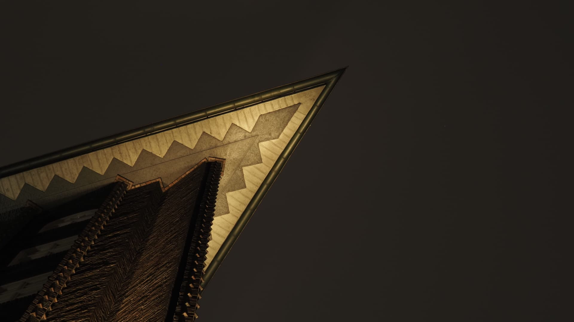 Chilehaus at night germany - Ubuntu 26.04 Wallpapers - Official Resolute Raccoon Collection