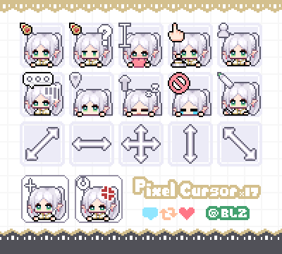 Frieren animated cursor screenshot - 22 Best Mouse Cursor Themes for Ubuntu in 2026