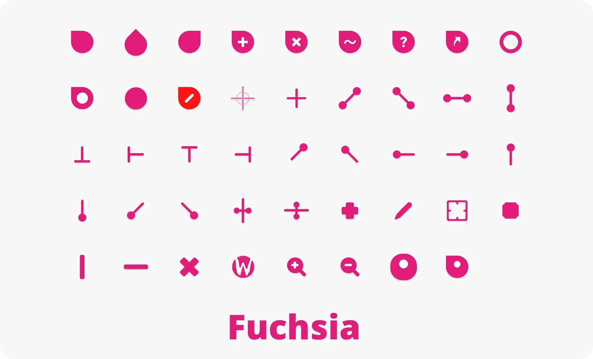 Fuchsia cursor screenshot - 22 Best Mouse Cursor Themes for Ubuntu in 2026