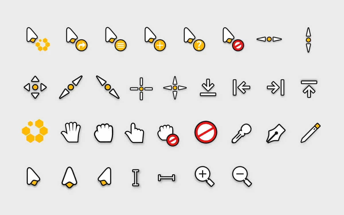 Future cursor screenshot - 22 Best Mouse Cursor Themes for Ubuntu in 2026