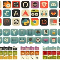 Gruvbox icon screenshot