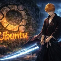 Ichigo in the stormy city night - Anime Ubuntu Wallpapers in HD and 4K