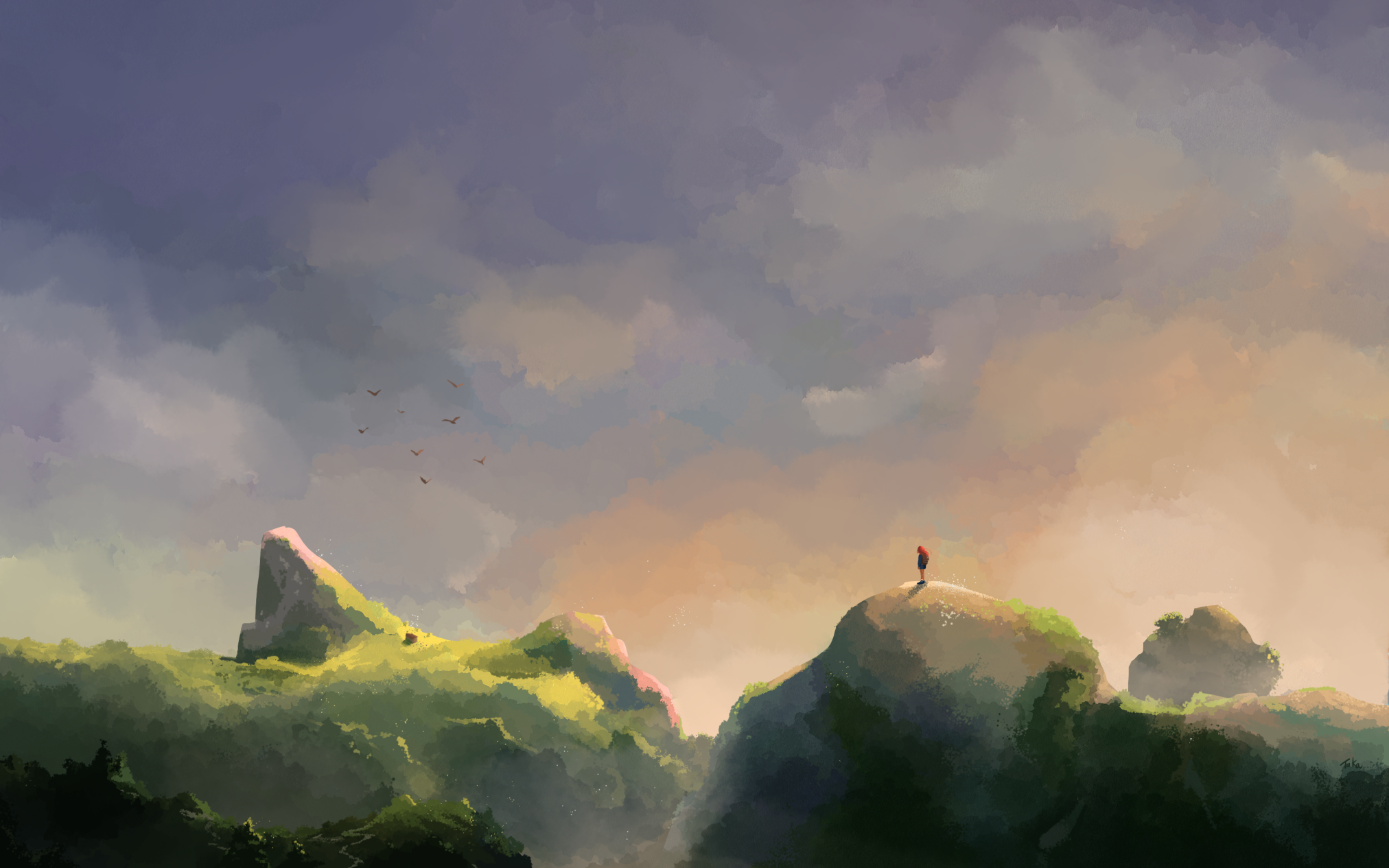 Journey home by juliette taka - Xubuntu 26.04 Wallpapers, Official Xfce Collection