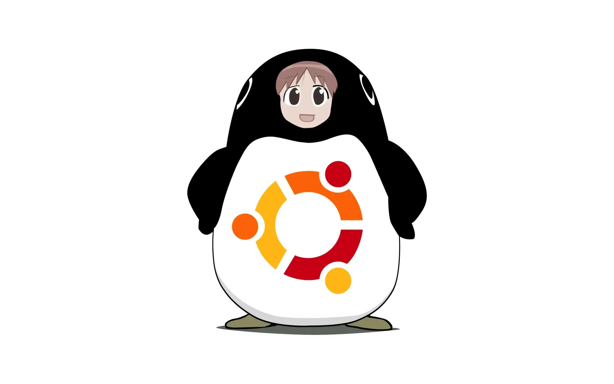 Linux fullmetal girl turned into penguin - Anime Ubuntu Wallpapers in HD and 4K