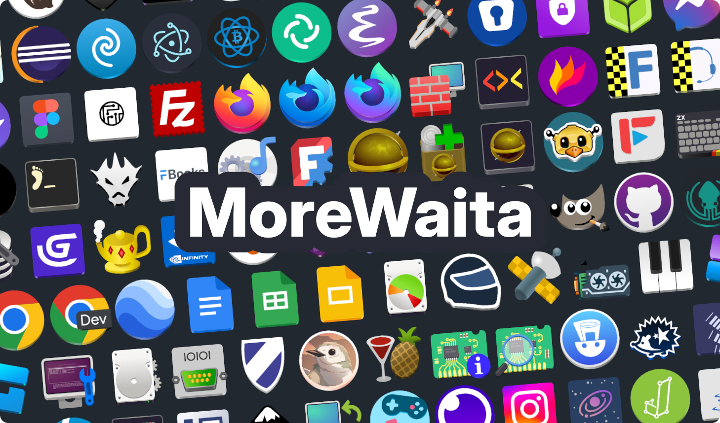 Morewaita screenshot - 20 Best Icon Themes for Ubuntu in 2026