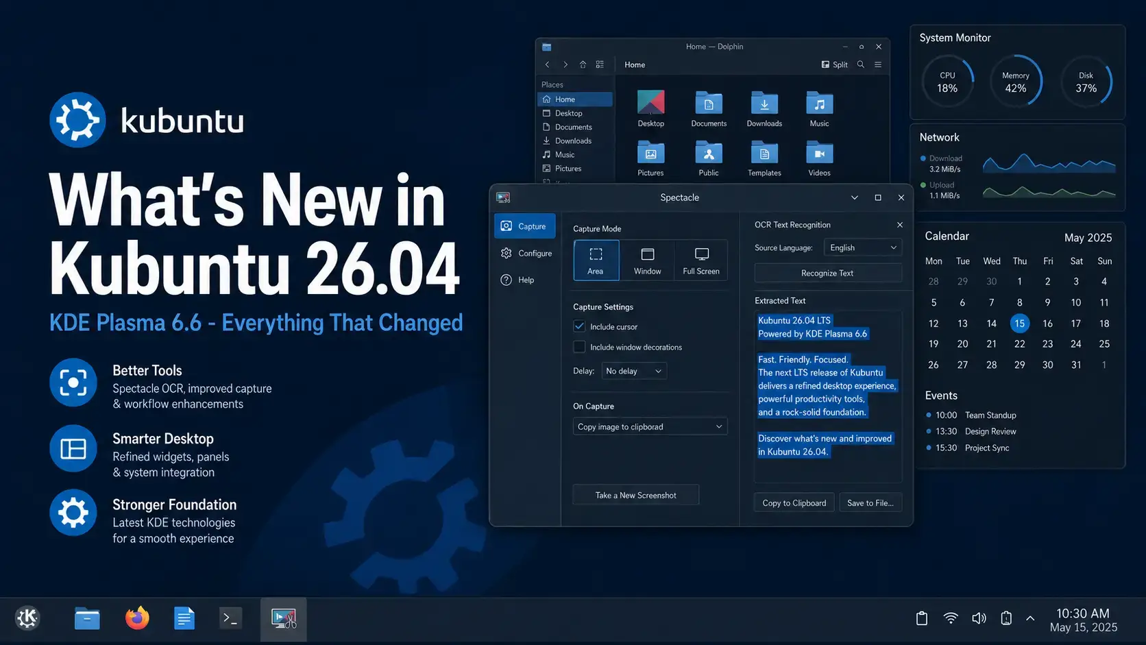 New features in kubuntu 26 04 lts cover - What's New in Kubuntu 26.04 LTS - KDE Plasma 6.6, Wayland & More