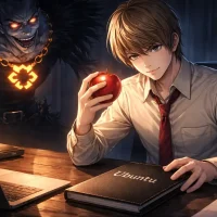 Night of the red apple - Anime Ubuntu Wallpapers in HD and 4K