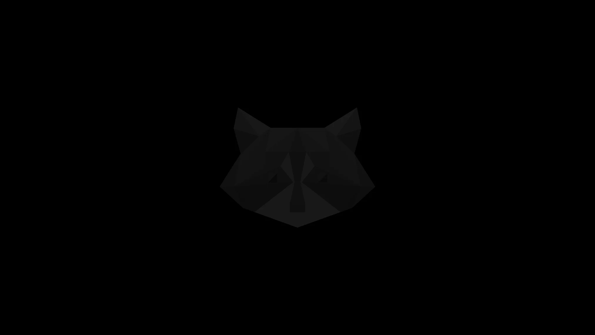 Racc blackout - Ubuntu 26.04 Wallpapers - Official Resolute Raccoon Collection