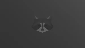 Racc dark - Ubuntu 26.04 Wallpapers - Official Resolute Raccoon Collection