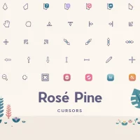 Rose pine cursor screenshot
