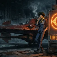 Spike cool pose with ubuntu sign - Anime Ubuntu Wallpapers in HD and 4K