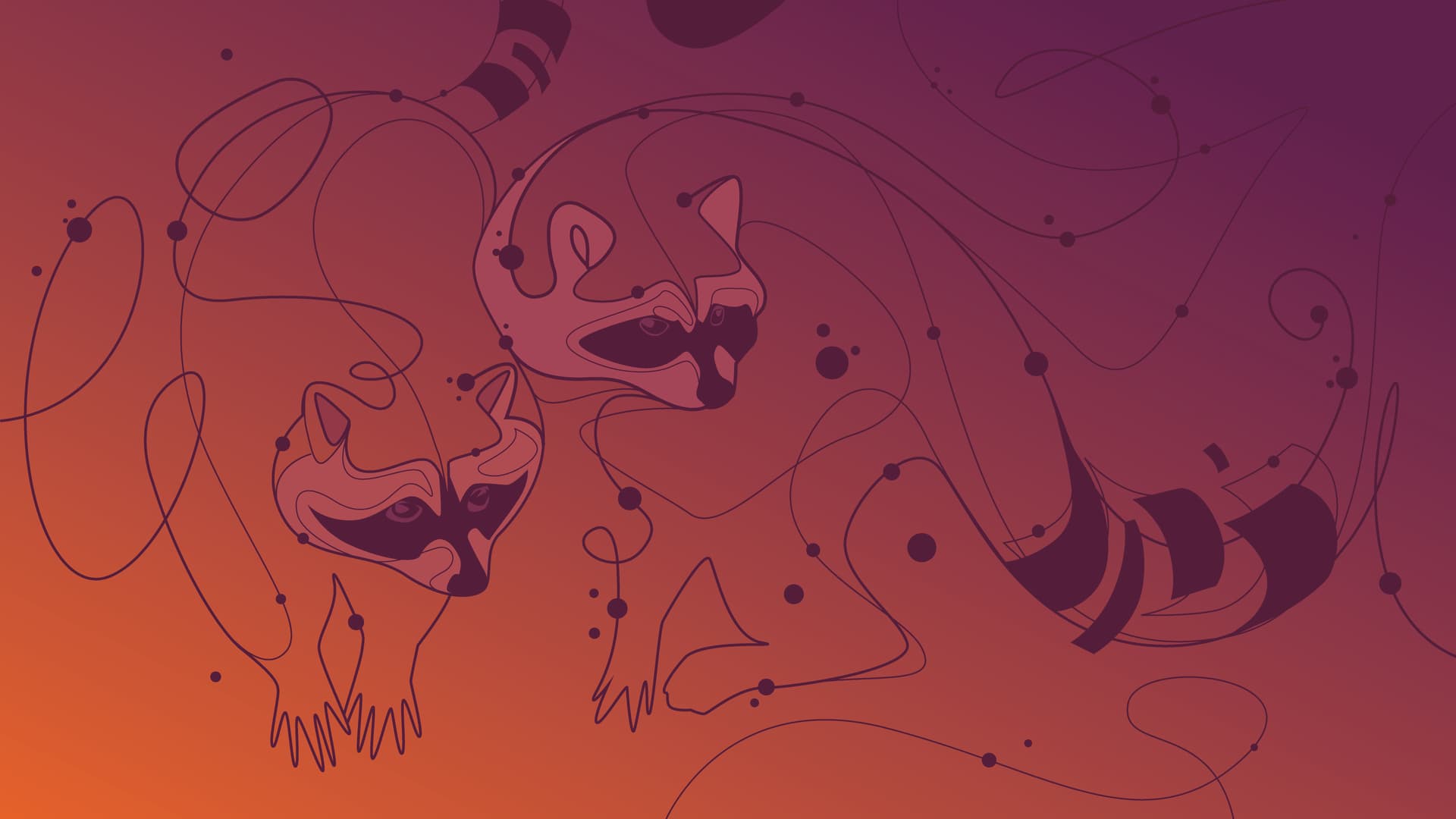 Twin brothers - Ubuntu 26.04 Wallpapers - Official Resolute Raccoon Collection