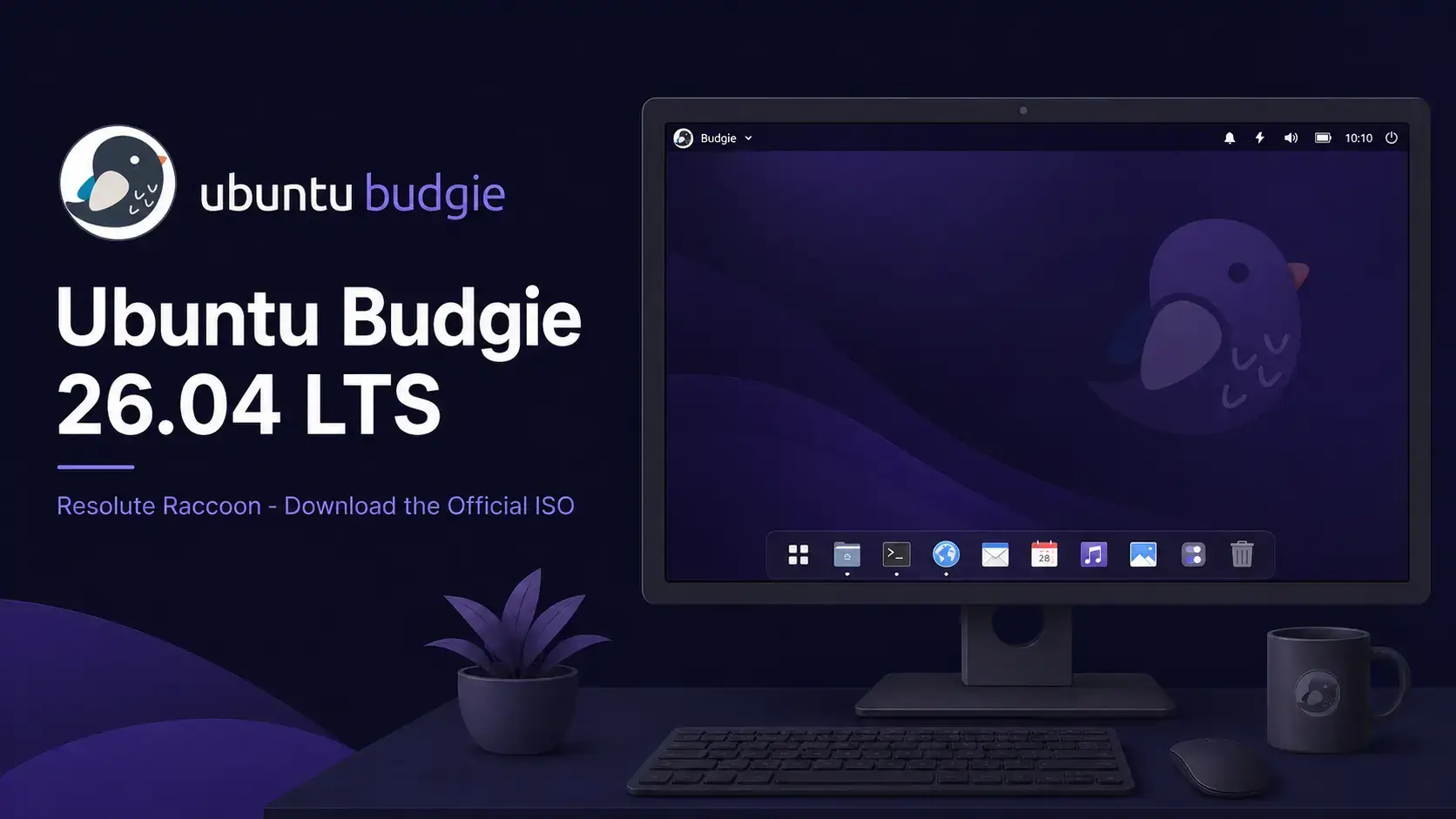Ubuntu budgie 26 04 lts iso cover - Ubuntu Budgie 26.04 LTS - Official ISO Download, Budgie 10.10.2