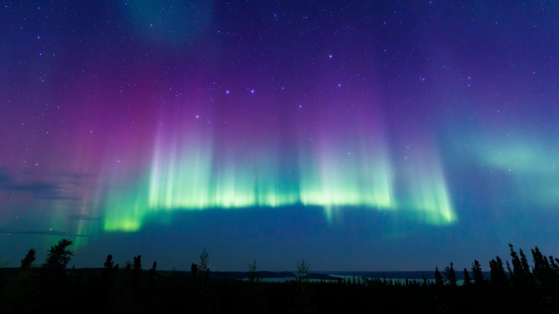 Colored stars - Ubuntu 26.04 Wallpapers - Official Resolute Raccoon Collection