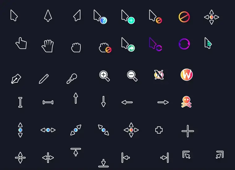 Sweet cursor screenshot - 22 Best Mouse Cursor Themes for Ubuntu in 2026