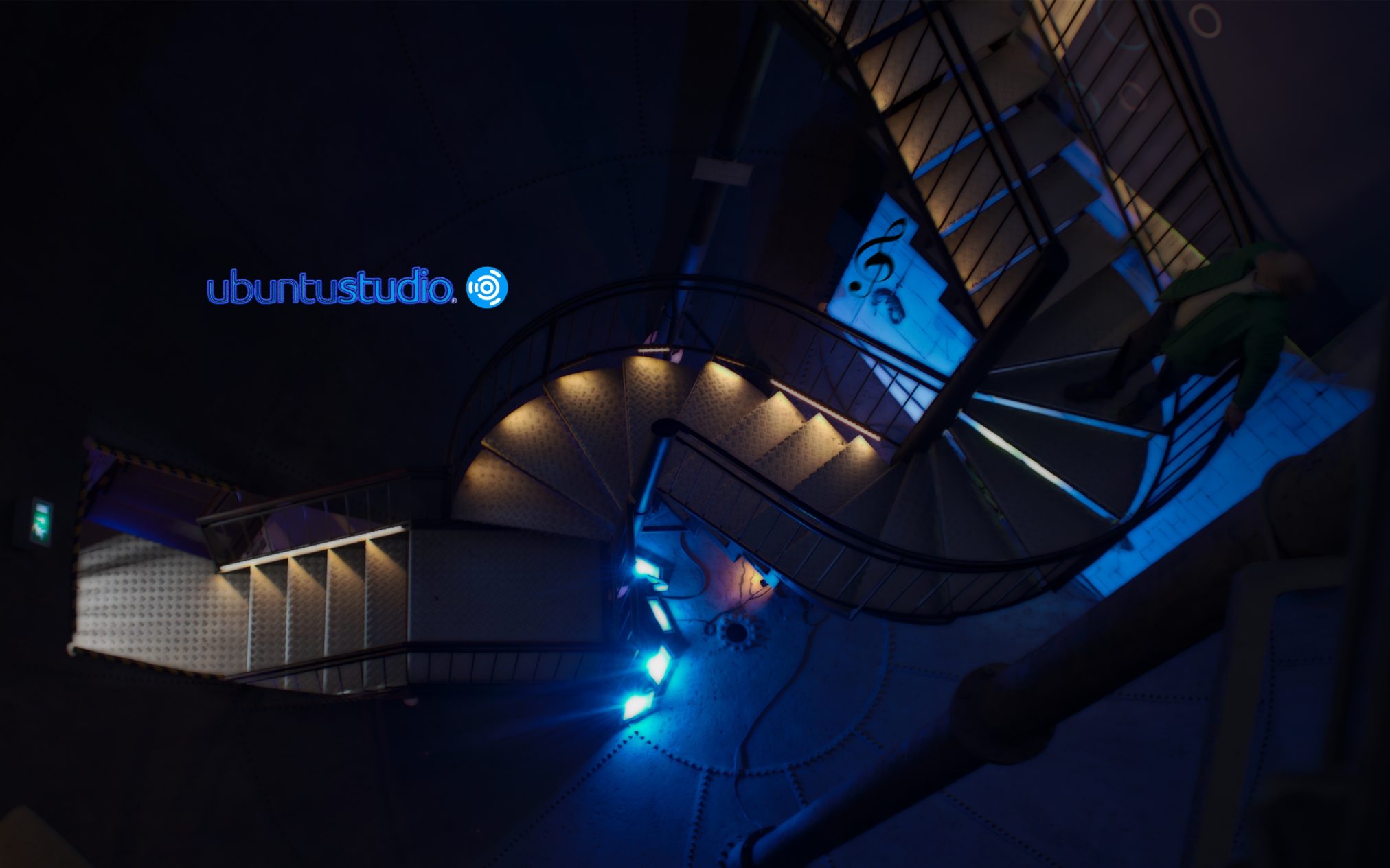 1604 usstairs beateschroder wettwer - Ubuntu Studio 26.04 Wallpapers - Official Collection