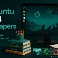 Edubuntu 26 04 lts backgrounds cover