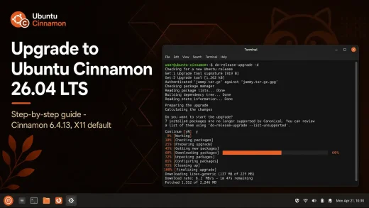 How to upgrade to ubuntu cinnamon 26 04 lts cover - Upgrade to Ubuntu Cinnamon 26.04 LTS - Complete Guide for 24.04 Users