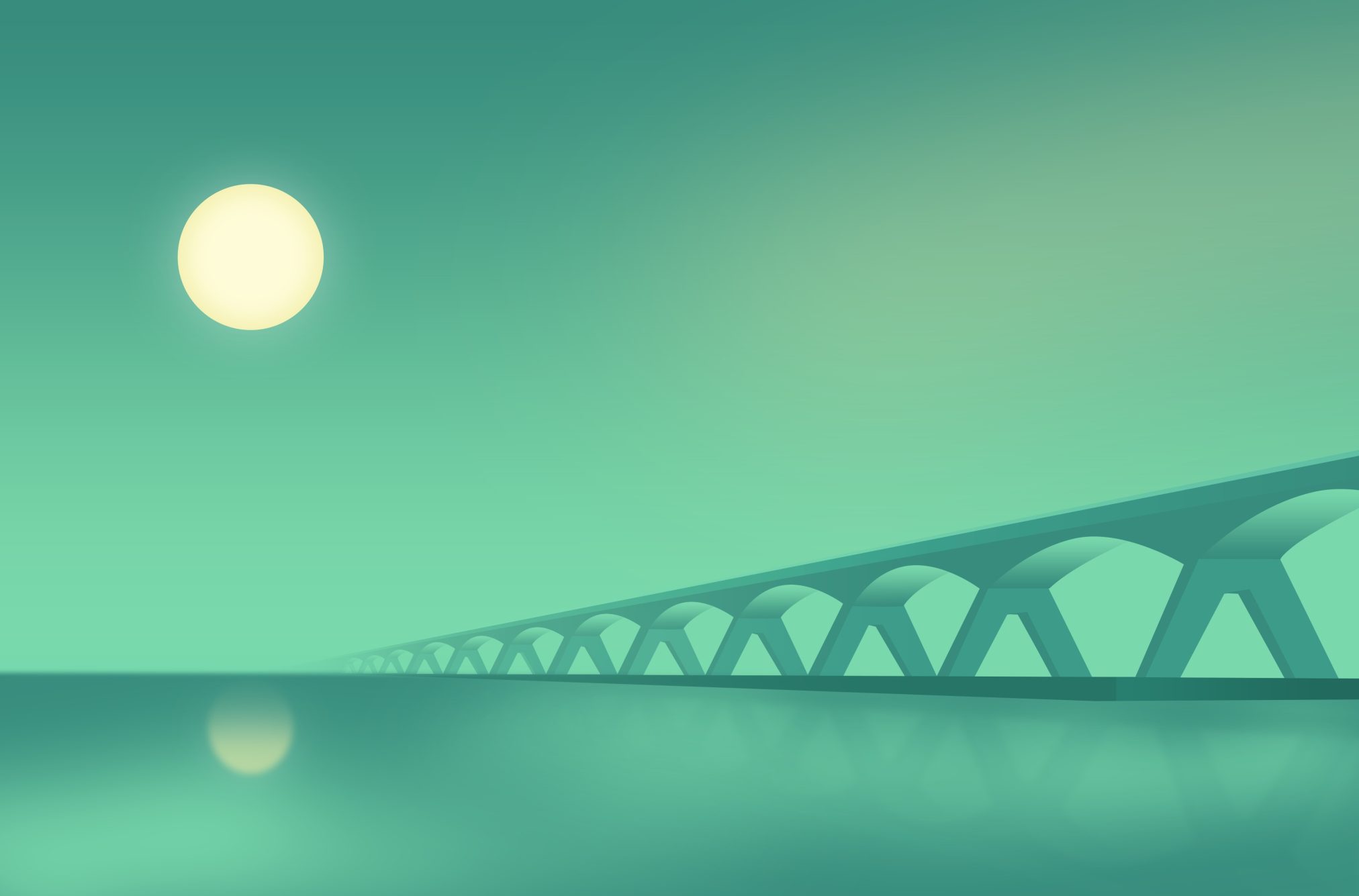 Bright moon - Ubuntu Kylin 26.04 Wallpapers - Official Chinese-Themed Collection