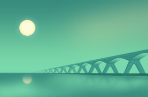Bright moon - Ubuntu Kylin 26.04 Wallpapers - Official Chinese-Themed Collection