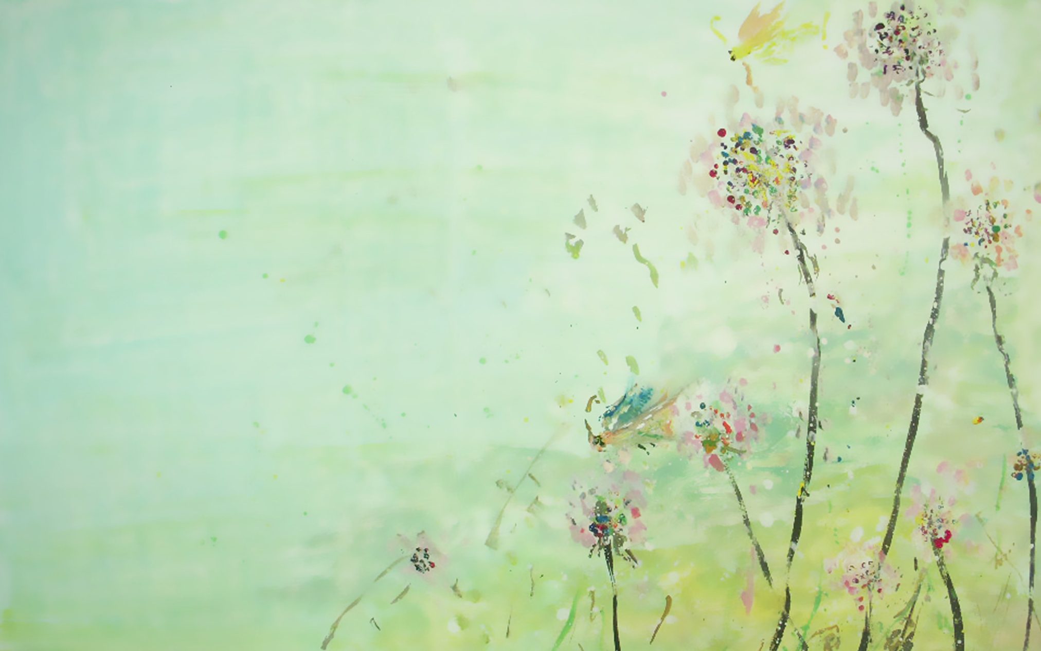 Butterflies and flowers - Ubuntu Kylin 26.04 Wallpapers - Official Chinese-Themed Collection