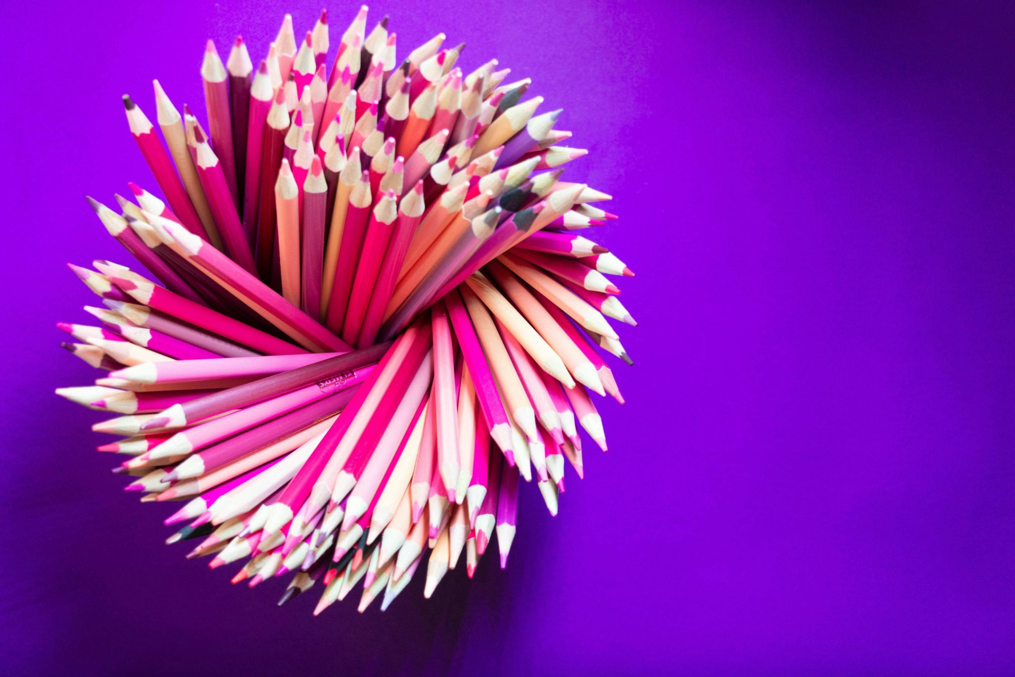 Edubuntu 26.04 lucas george wendt pink and white plastic sticks - Edubuntu 26.04 Wallpapers - Official Education-Themed Collection