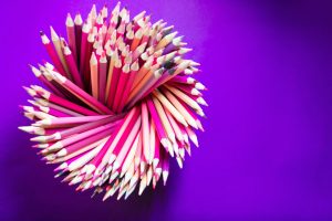 Edubuntu 26.04 lucas george wendt pink and white plastic sticks - Edubuntu 26.04 Wallpapers - Official Education-Themed Collection