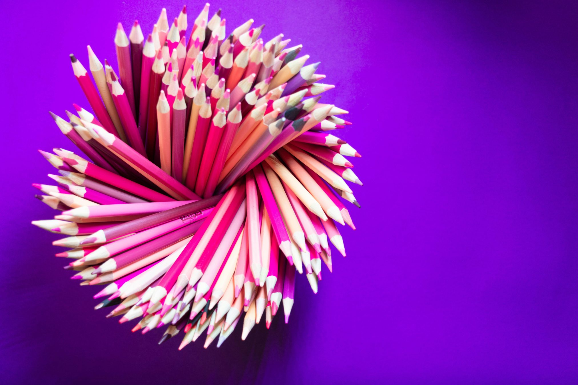 Edubuntu 26.04 lucas george wendt pink and white plastic sticks - Edubuntu 26.04 Wallpapers - Official Education-Themed Collection
