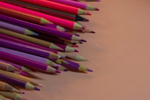 Edubuntu 26.04 lucas george wendt purple green and pink coloring pencils - Edubuntu 26.04 Wallpapers - Official Education-Themed Collection