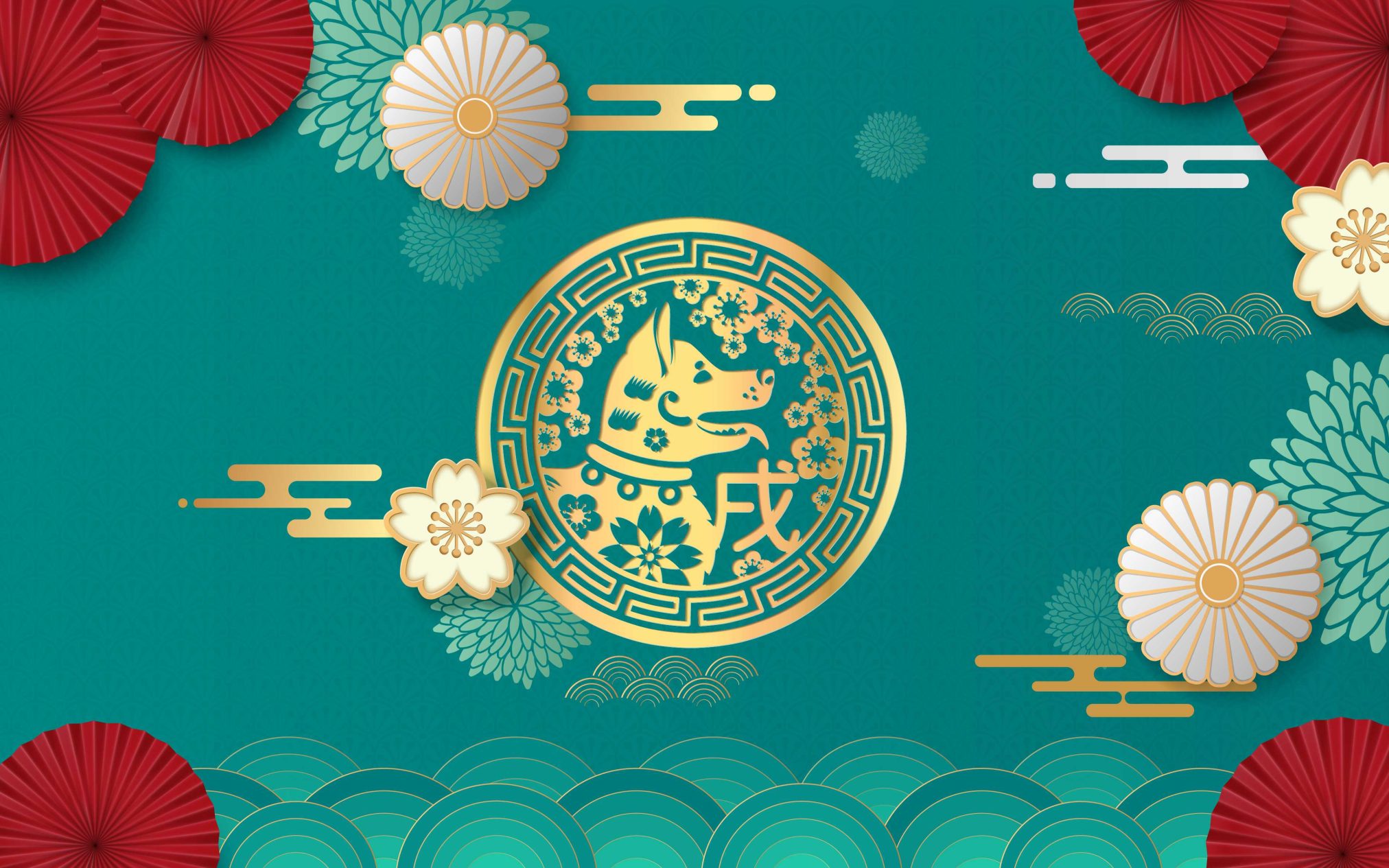 Good luck in the year of dog - Ubuntu Kylin 26.04 Wallpapers - Official Chinese-Themed Collection