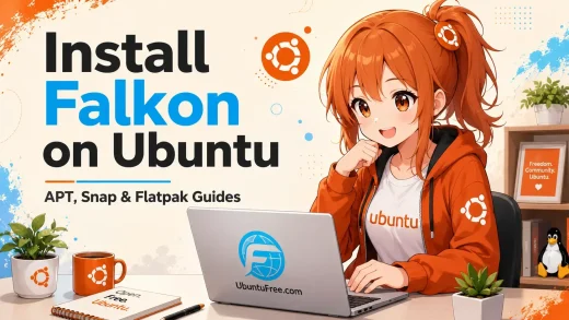 Falkon browser install guide for ubuntu cover - How to Install Falkon on Ubuntu 26.04 - Complete Setup Guide