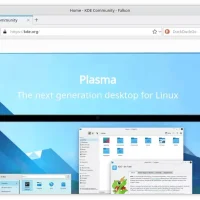 Falkon kde homepage