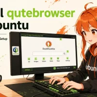 Qutebrowser install guide on linux ubuntu cover