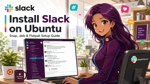 Slack on linux ubuntu cover - How to Install Slack on Ubuntu 26.04 - Complete Guide