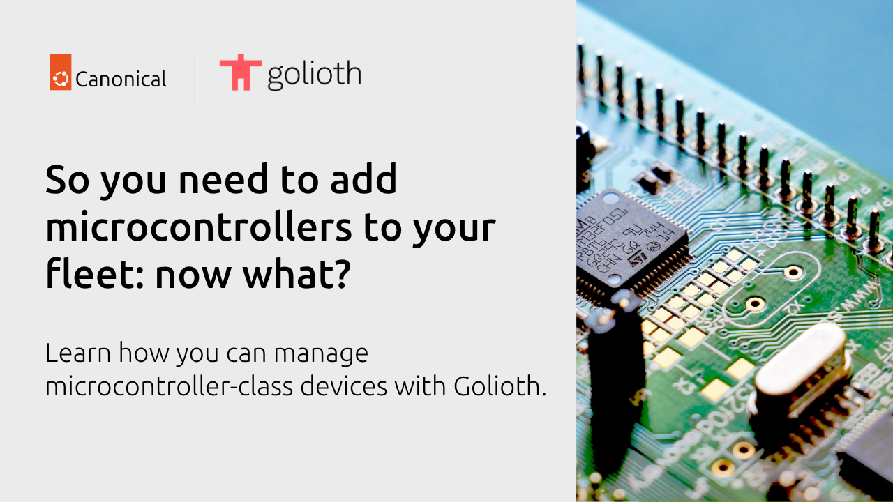 So you need to add microcontrollers to your fleet: now what? | Ubuntu