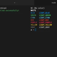 Hyper terminal screenshot