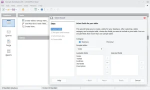Libreoffice database screenshot - How to Install LibreOffice on Ubuntu 26.04 - Complete Guide